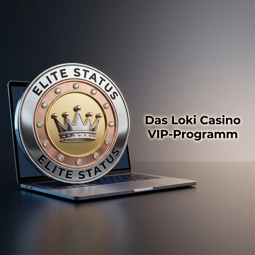 Loki Casino VIP-Programm mit Bronze, Silber, Gold und Platin Stufen für exklusive Boni und Cashback