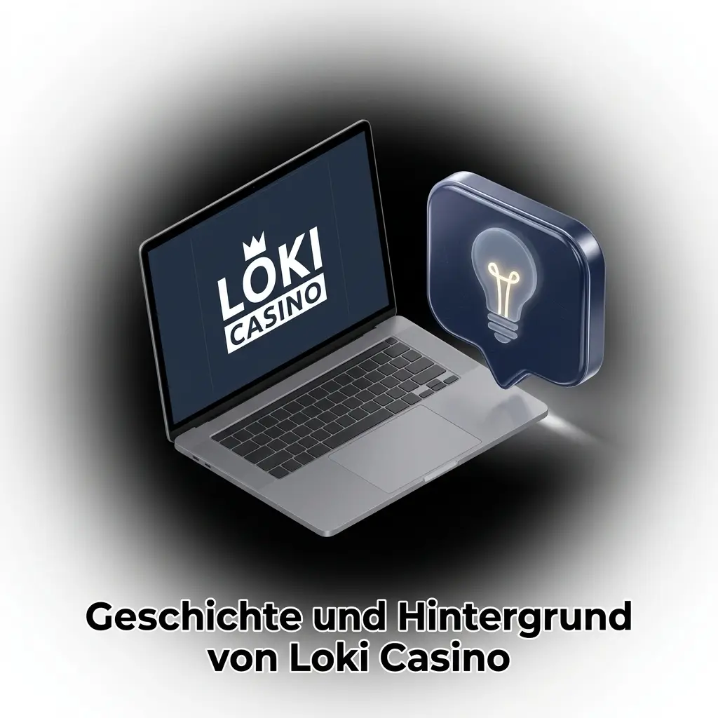 Loki Casino Logo mit Hintergrund zur Geschichte und Gründung 2019 von Rabidi N.V. auf Curaçao