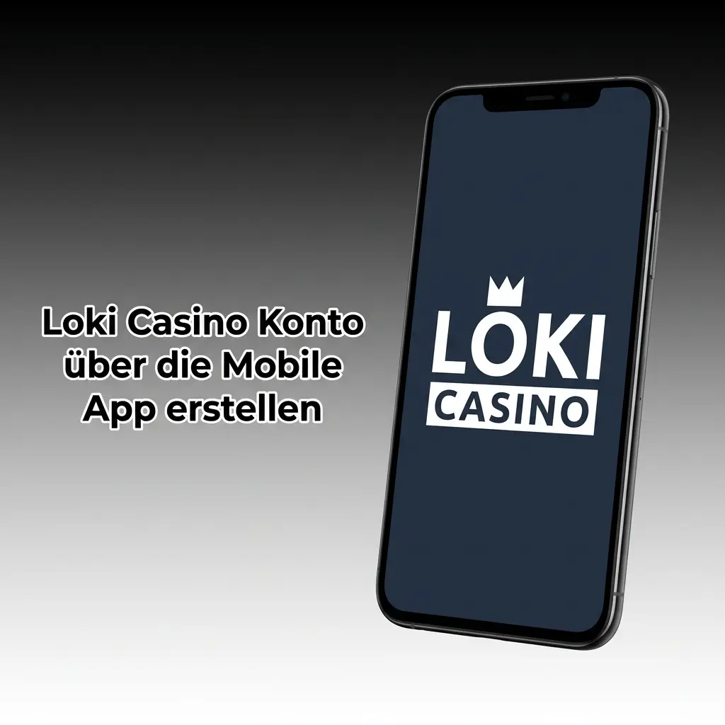 Loki Casino Mobile App Konto erstellen – Registrierung auf dem Smartphone mit Touchscreen-Formular