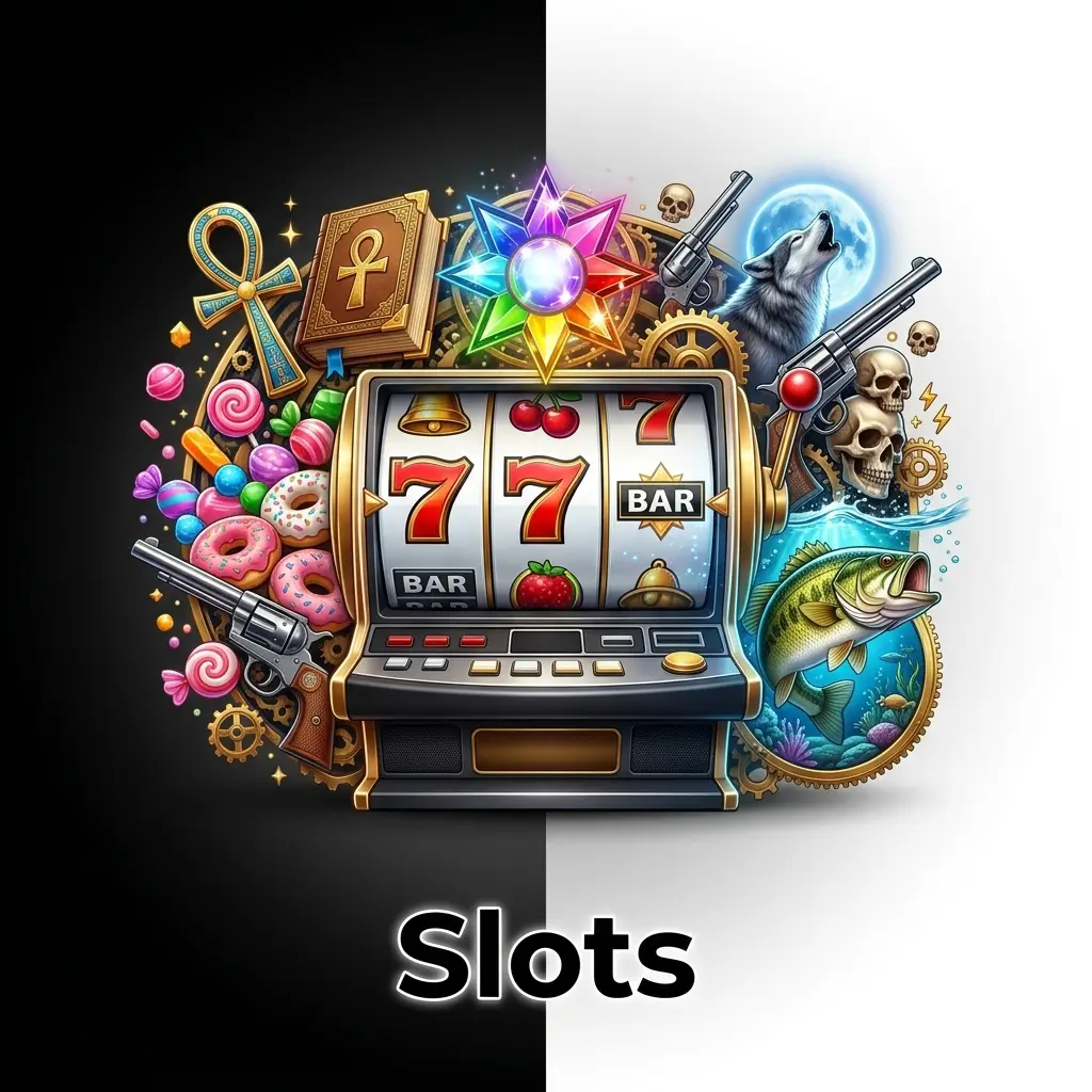 Bunte Slot-Spiele bei Loki Casino mit klassischen und modernen Video-Slots wie Book of Dead und Starburst