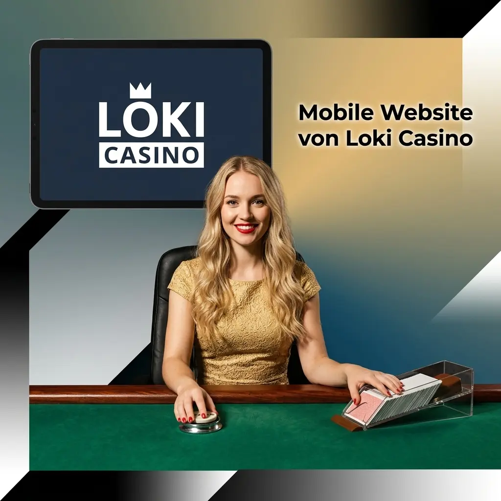Mobile Website von Loki Casino im Browser – kein Download nötig, kompatibel mit Chrome, Safari und Firefox