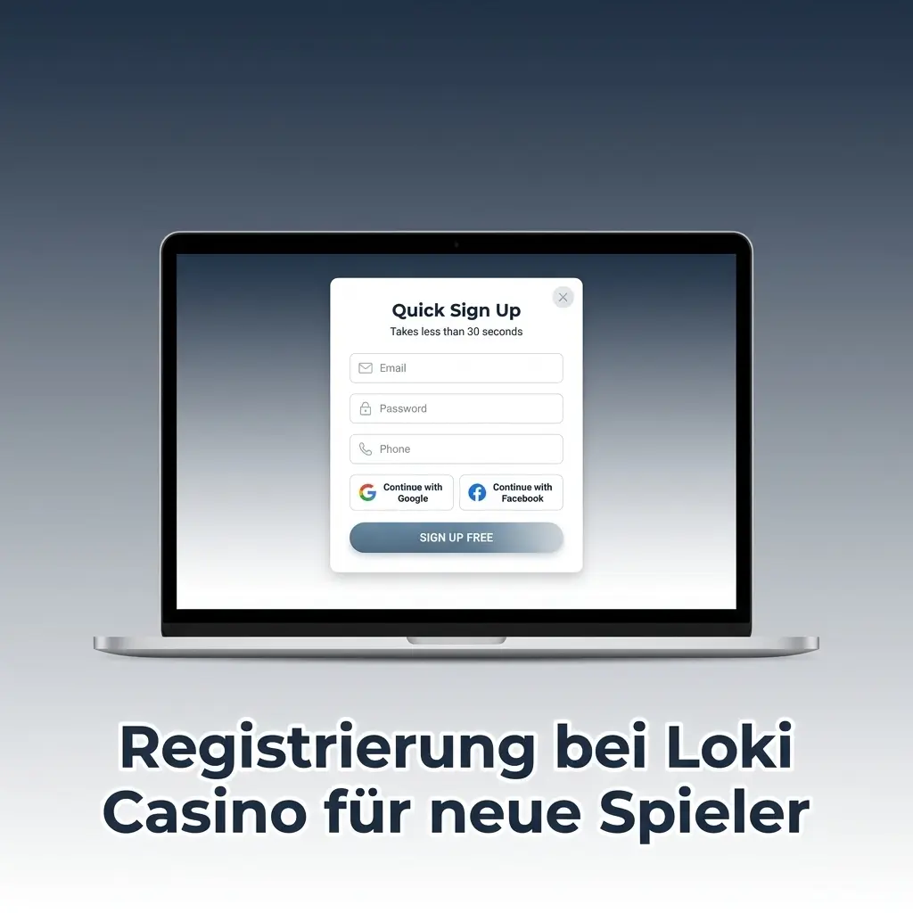 Schritt-für-Schritt Registrierung bei Loki Casino für neue Spieler mit Willkommensbonus